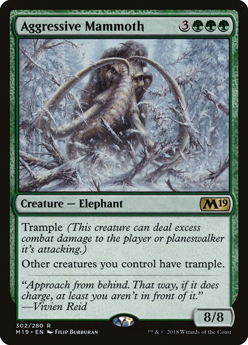 Aggressive Mammoth — art by Filip Burburan