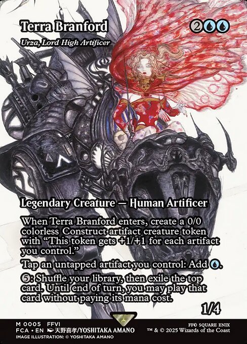 Urza, Lord High Artificer — art by Yoshitaka Amano