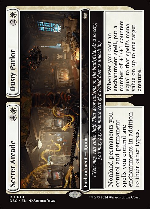Secret Arcade // Dusty Parlor — art by Arthur Yuan