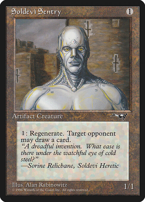 Soldevi Sentry — art by Alan Rabinowitz