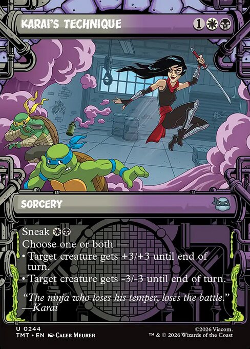 Karai's Technique — art by Caleb Meurer