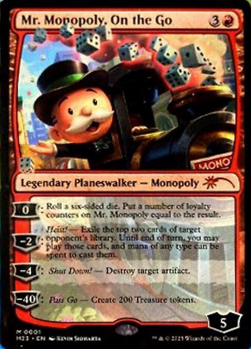 Mr. Monopoly, On the Go — art by Kevin Sidharta