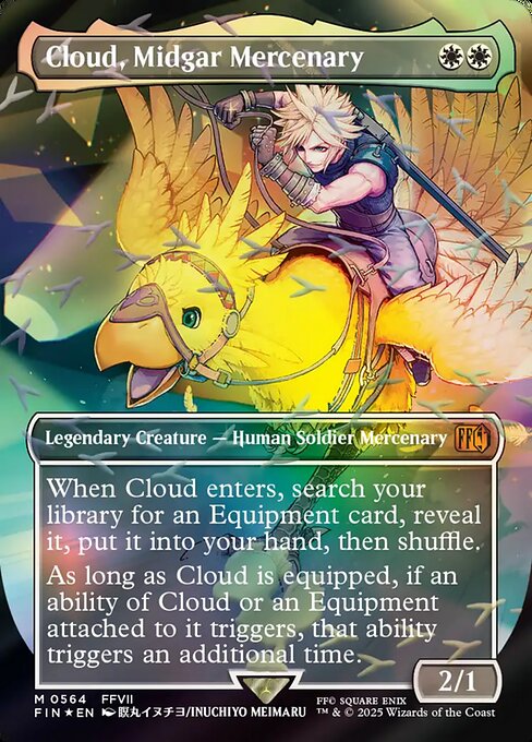 Cloud, Midgar Mercenary — art by Inuchiyo Meimaru