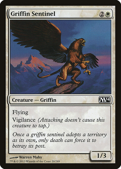Griffin Sentinel — art by Warren Mahy
