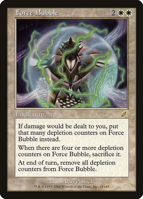Force Bubble — art by Alan Pollack
