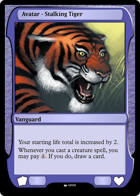 Stalking Tiger Avatar — art by UDON