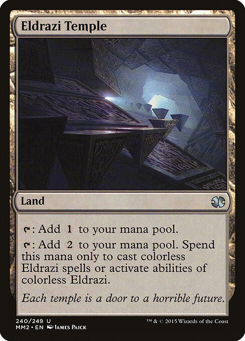 Eldrazi Temple — art by James Paick