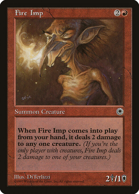 Fire Imp — art by DiTerlizzi