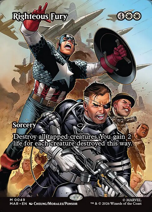 Righteous Fury — art by Jim Cheung & Justin Ponsor