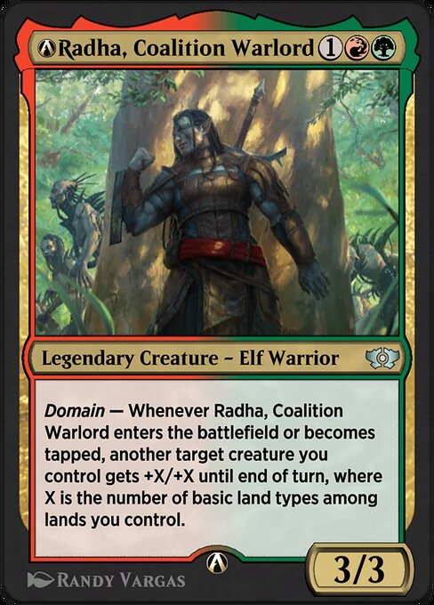 A-Radha, Coalition Warlord — art by Randy Vargas