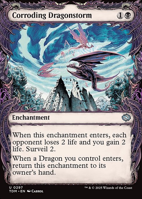 Corroding Dragonstorm — art by Cabrol