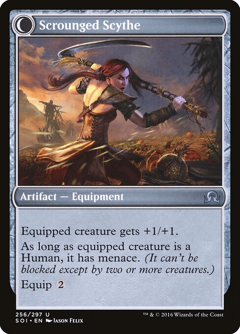 Harvest Hand // Scrounged Scythe — art by Jason Felix