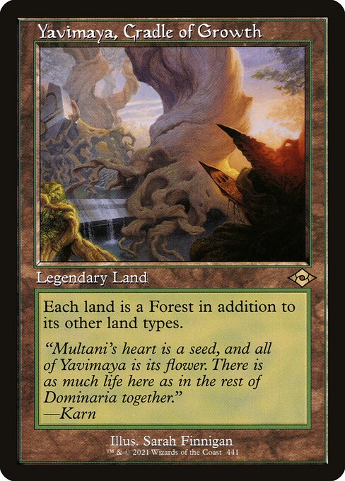 Yavimaya, Cradle of Growth — art by Sarah Finnigan