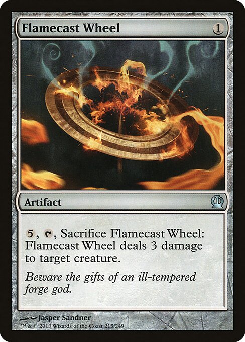 Flamecast Wheel — art by Jasper Sandner