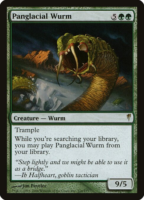 Panglacial Wurm — art by Jim Pavelec