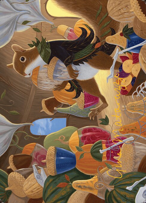 Stocking the Pantry // Stocking the Pantry — art by Gina Matarazzo