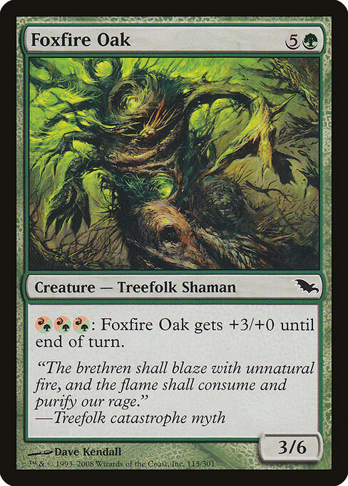 Foxfire Oak — art by Dave Kendall
