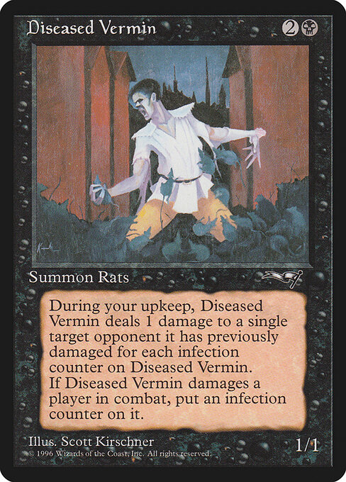 Diseased Vermin — art by Scott Kirschner