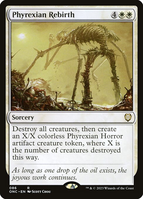 Phyrexian Rebirth — art by Scott Chou