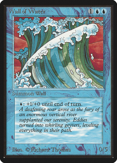 Wall of Water — art by Richard Thomas