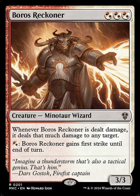 Boros Reckoner — art by Howard Lyon