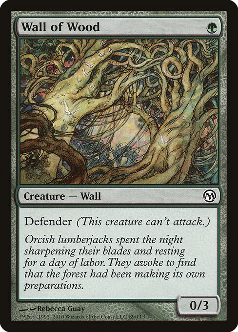 Wall of Wood — art by Rebecca Guay
