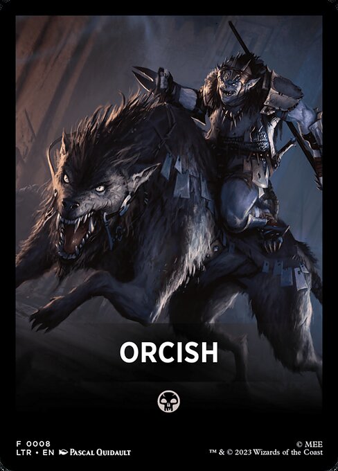 Orcish — art by Pascal Quidault