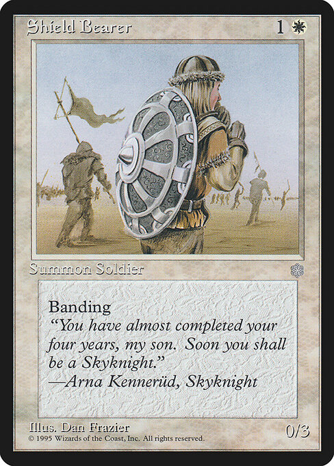 Shield Bearer — art by Dan Frazier