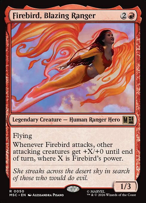 Firebird, Blazing Ranger — art by Alessandra Pisano