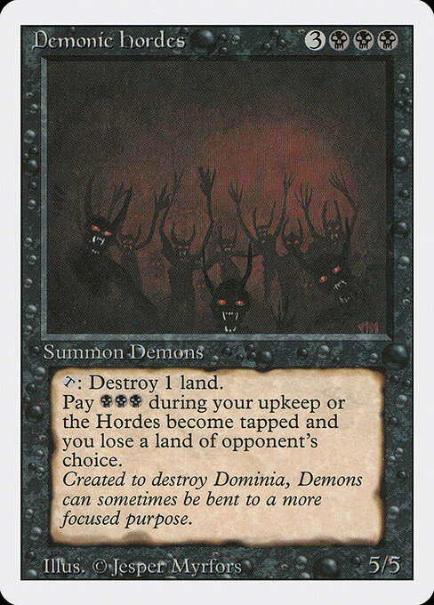 Demonic Hordes — art by Jesper Myrfors