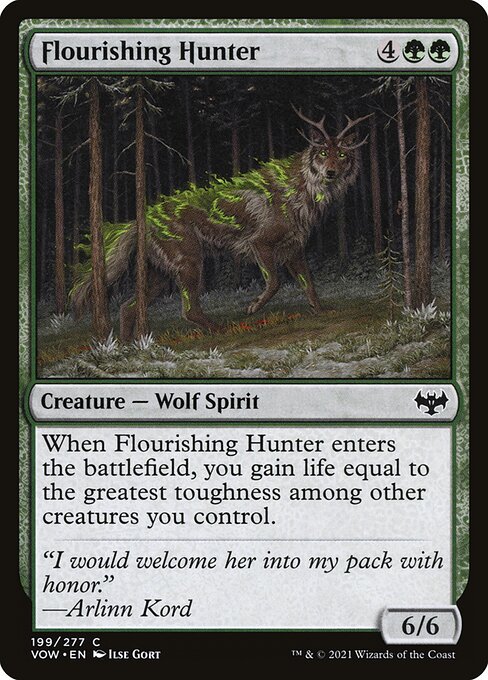 Flourishing Hunter — art by Ilse Gort