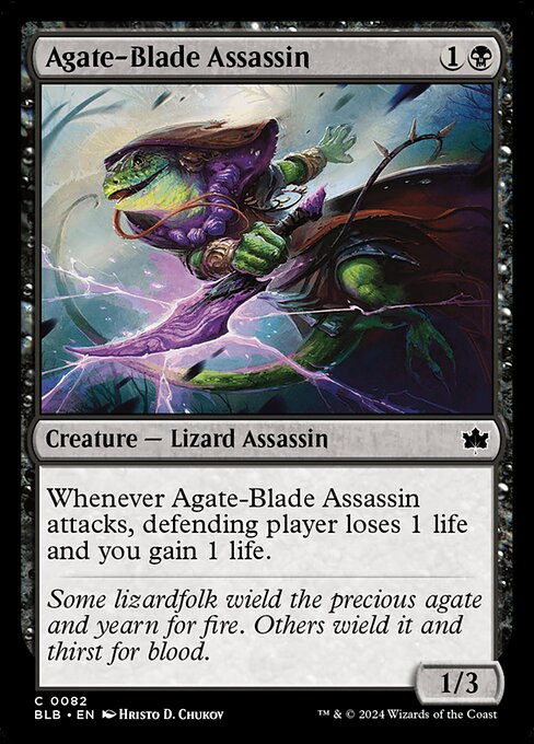 Agate-Blade Assassin — art by Hristo D. Chukov