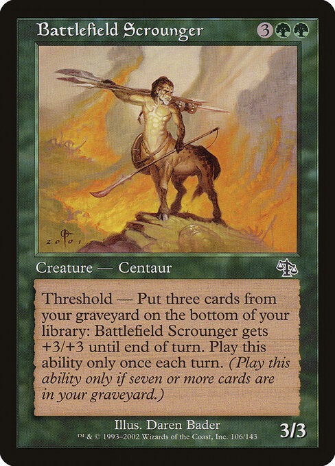 Battlefield Scrounger — art by Daren Bader