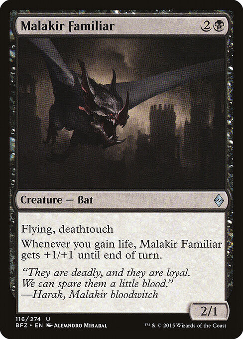 Malakir Familiar — art by Alejandro Mirabal