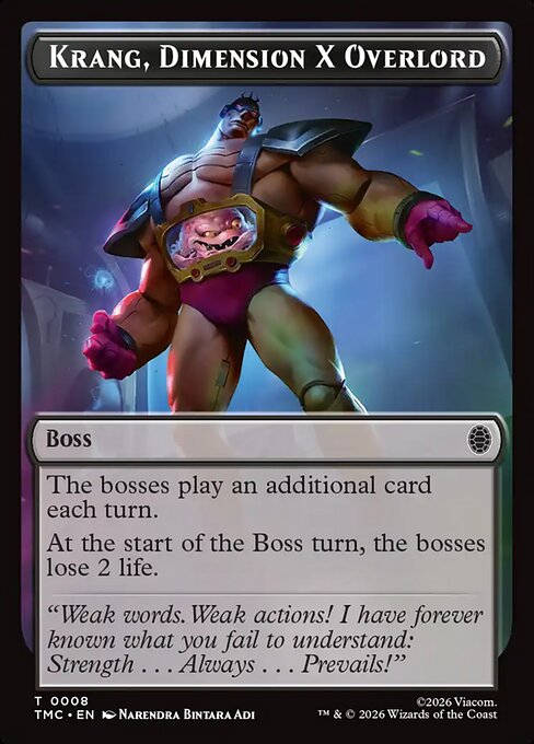 Krang, Dimension X Overlord — art by Narendra Bintara Adi