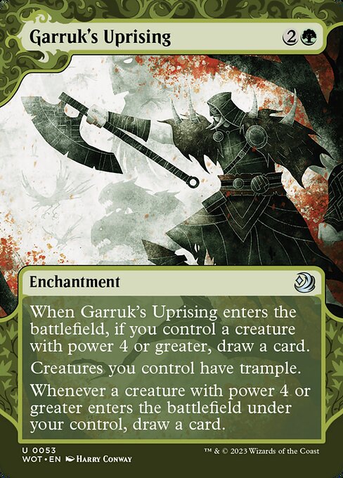 Garruk's Uprising — art by Harry Conway