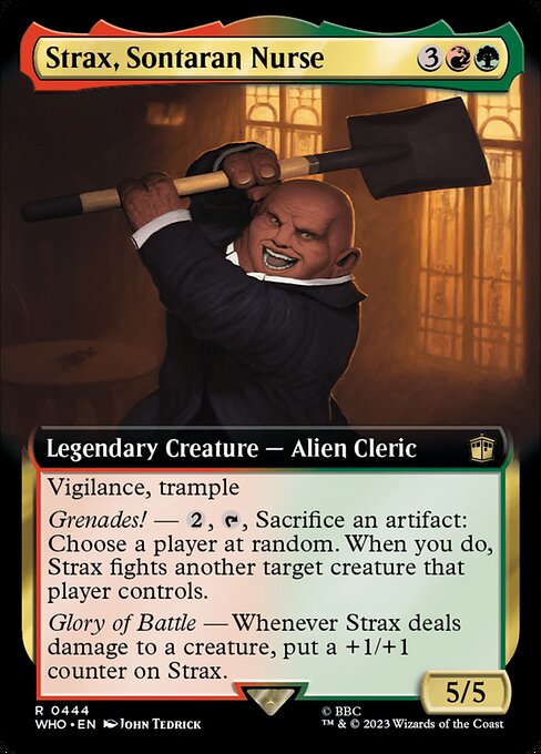 Strax, Sontaran Nurse — art by John Tedrick