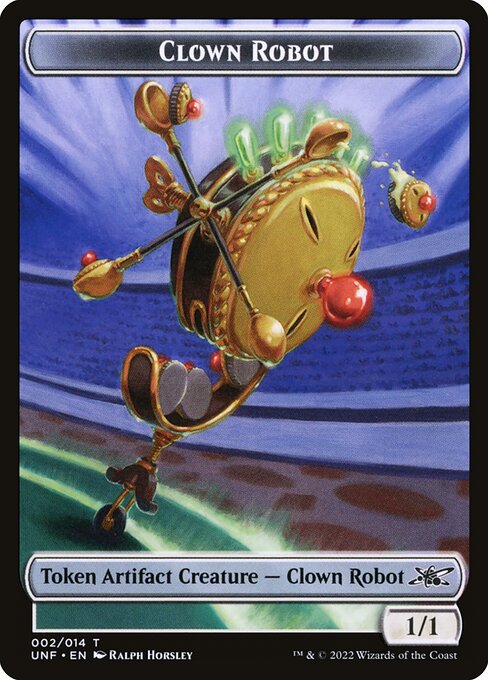 Clown Robot — art by Ralph Horsley