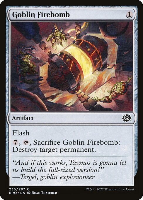 Goblin Firebomb — art by Noah Thatcher