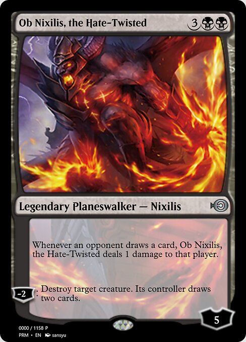 Ob Nixilis, the Hate-Twisted — art by Sansyu