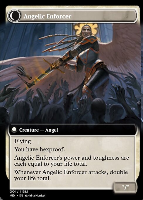 Enduring Angel // Angelic Enforcer — art by Irina Nordsol