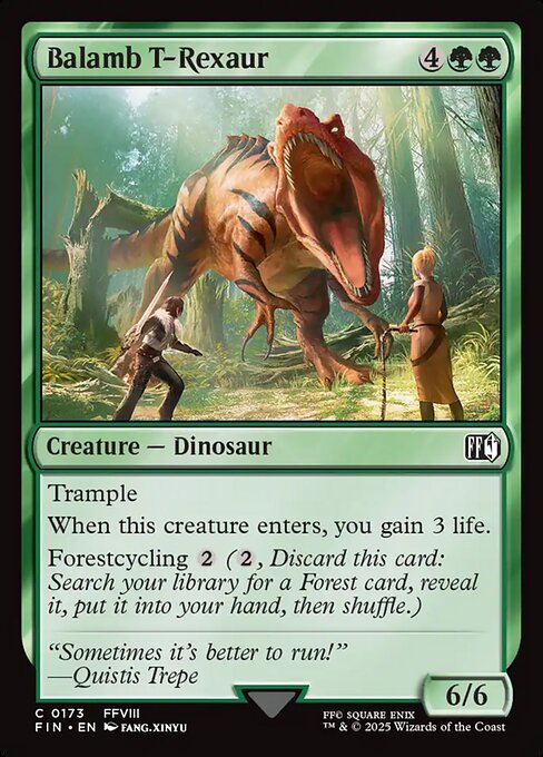 Balamb T-Rexaur — art by Fang Xinyu