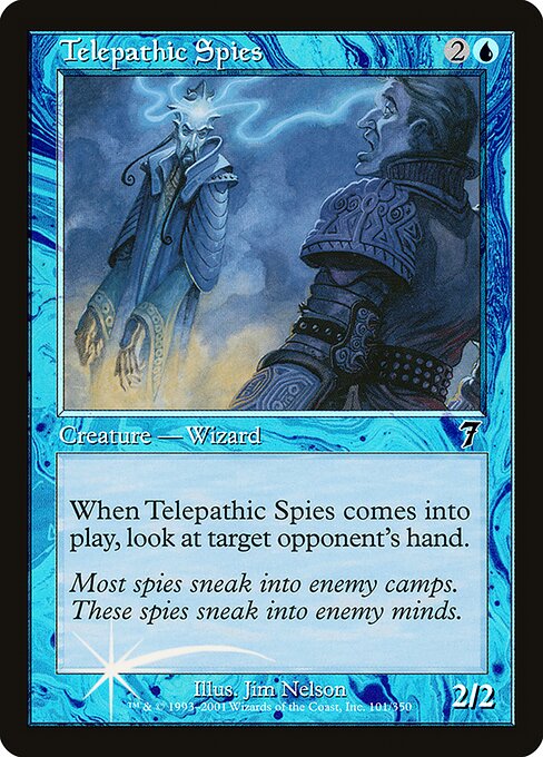 Telepathic Spies — art by Jim Nelson