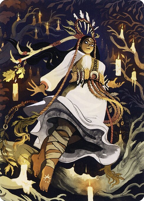 Candlegrove Witch // Candlegrove Witch — art by Brigitte Roka