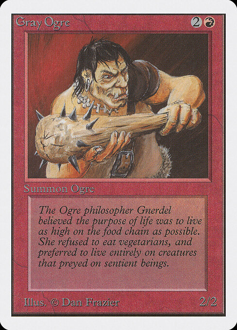 Gray Ogre — art by Dan Frazier