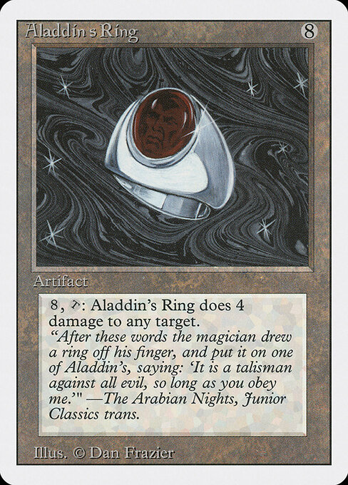 Aladdin's Ring — art by Dan Frazier