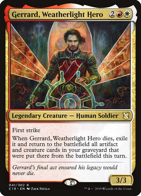 Gerrard, Weatherlight Hero — art by Zack Stella