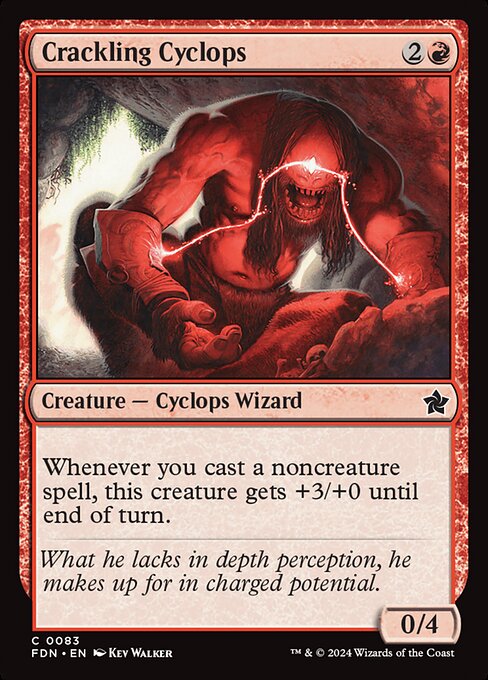 Crackling Cyclops — art by Kev Walker