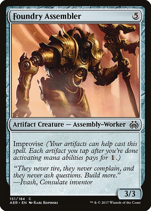 Foundry Assembler — art by Karl Kopinski