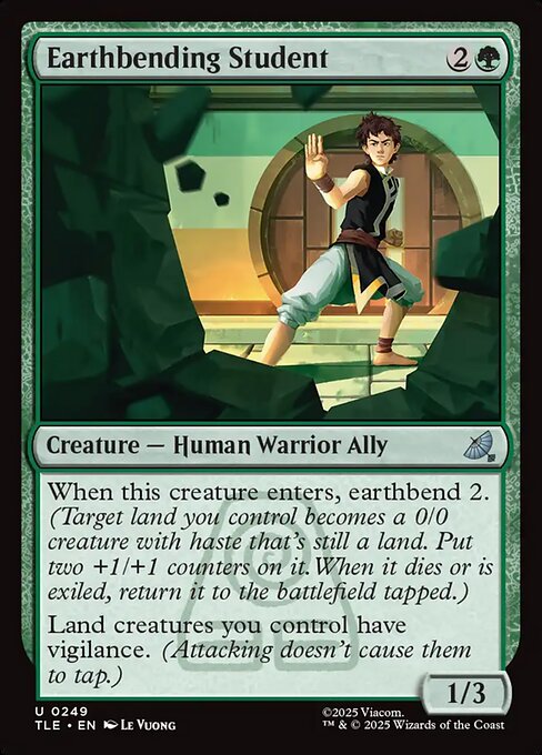 Earthbending Student — art by Le Vuong